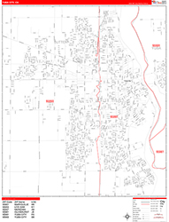 Red Line Map Example